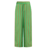 Strapped Cotton Pants Retro Green